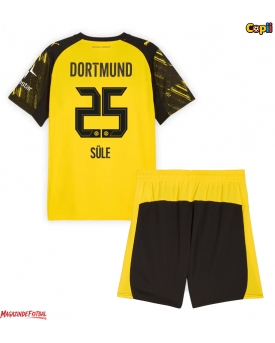 Borussia Dortmund Niklas Sule #25 Echipament de Fotbal Replică 2025-26 Copii Acasa (+ Șorturi)